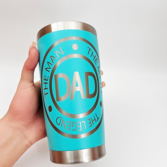 Personalized Engraved Tumblers, Best Dad Ever, Presents Birthday Gift for Dad - Picture 16 of 17